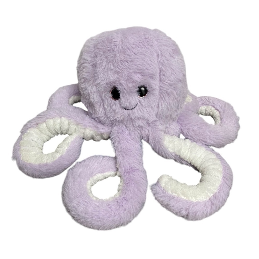 2001 Bear Factory Lilac Purple Octopus Plush Stuffed Animal
